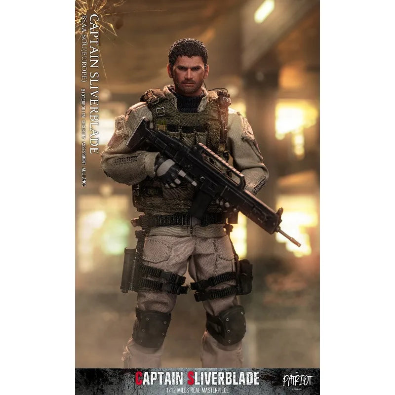 Pre-sale 1/12 Resident Evil Movable Joint Military Dolls Model for 6-inch Soldiers Collect Ornaments