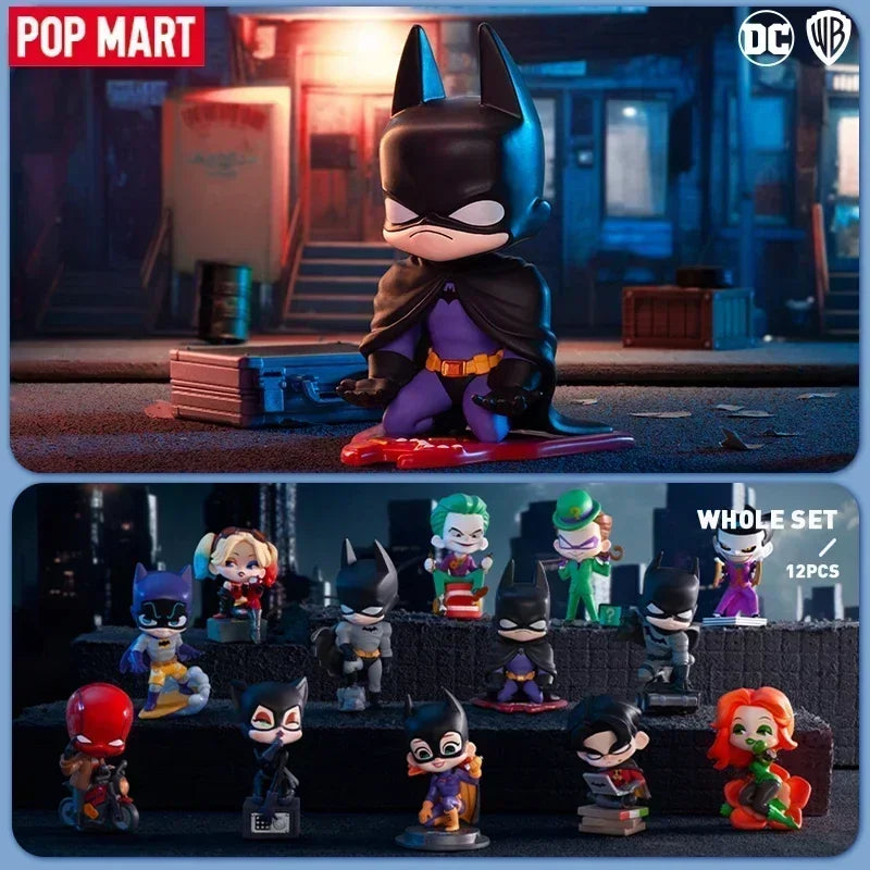 POP MART DC Gotham City Series Blind Box Guess Bag Mystery Box Toys Doll Cute Anime Figure Ornaments Gift