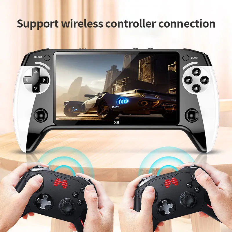 2025 NEW X9 Handheld Game Console 1500mAh 5.5-inch IPS HD screen Support Duo Play GB GBA GBC games