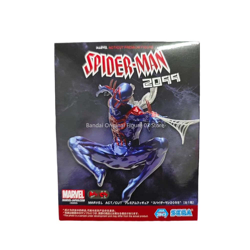 Original SEGA Spiderman VS OA Octopue 2099 Gwen Stacy YAGNETO CAPTAIN AMERICA Anime Figure Toys PVC Model Collection