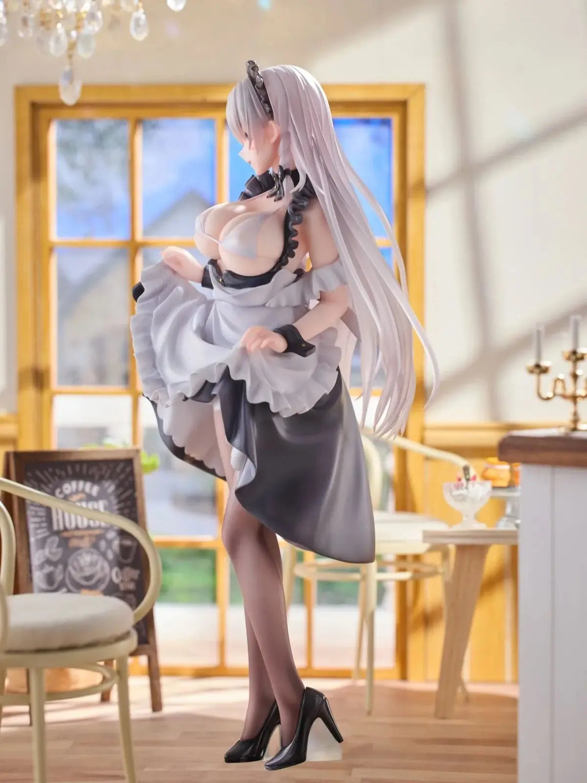 Judai 28cm Original Otherwhere Maid no Oneesan Maid Sister Cynthia PVC Action Figure Model Toys In Stock