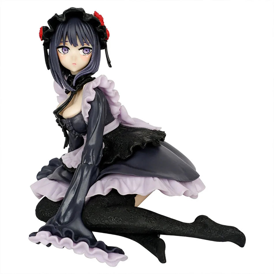 19 см My Dress-Up Darling Аниме екшън фигурка - Черна прислужница Костюм Kitagawa Marin Shizuku Kuroe Фигурка Колекция Модел играчка Подарък