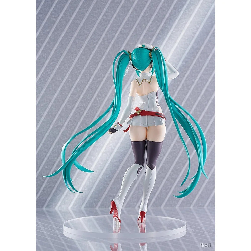 GSC Original POP UP PARADE Hatsune Miku Racing Miku 2023 Ver. Anime Action Figure Toys For Boys Girls Children Birthday Gifts