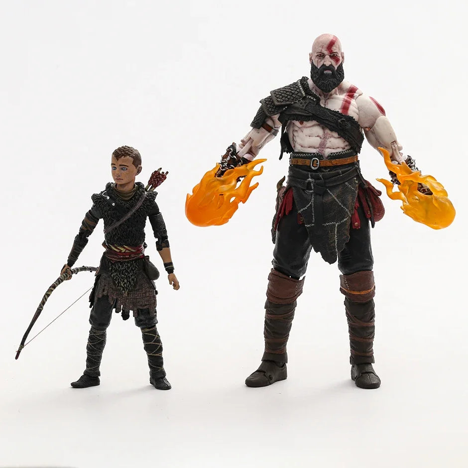 NECA God of War Kratos & Atreus Figurine Collection Action Figure Model Toy Gift