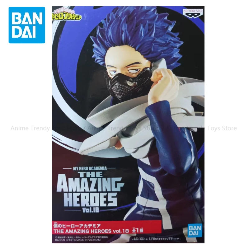 In Stock Banpresto My Hero Academia Shinso Hitoshi The Amazing Heroes (Vol. 18) Original Anime Figure Collectible Model Toy WY