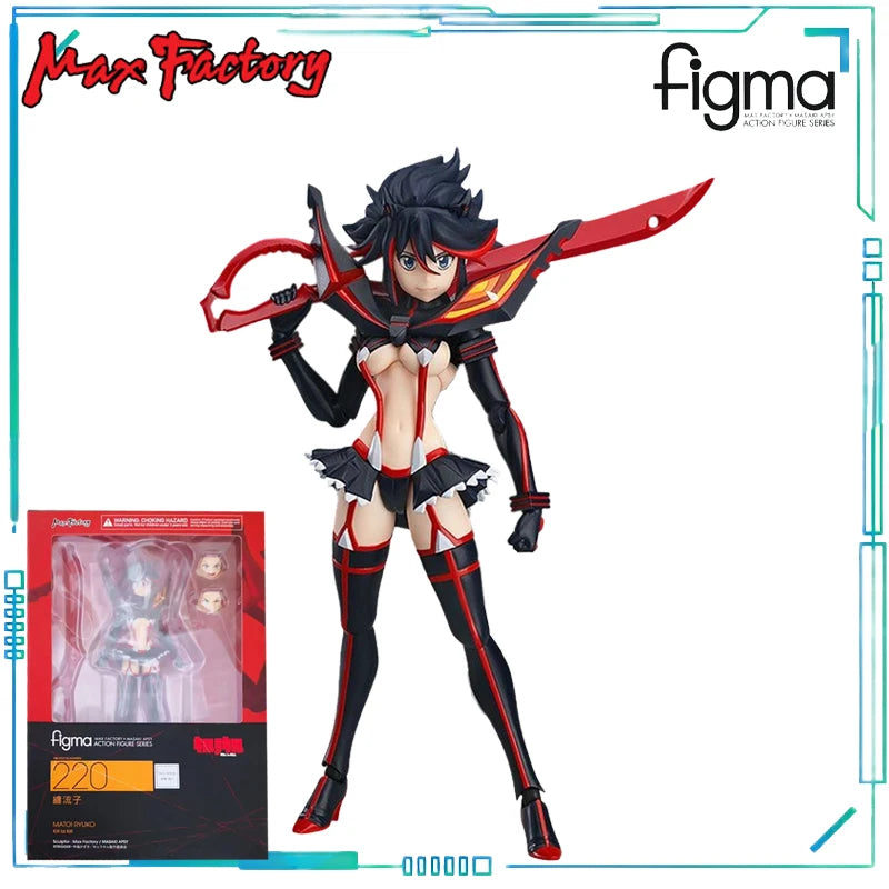 Max Factory Genuine Figma Series KILL La KILL Anime Model Toys Matoi Ryuuko and Kiryuuin Satsuki Finished Product Movable Model