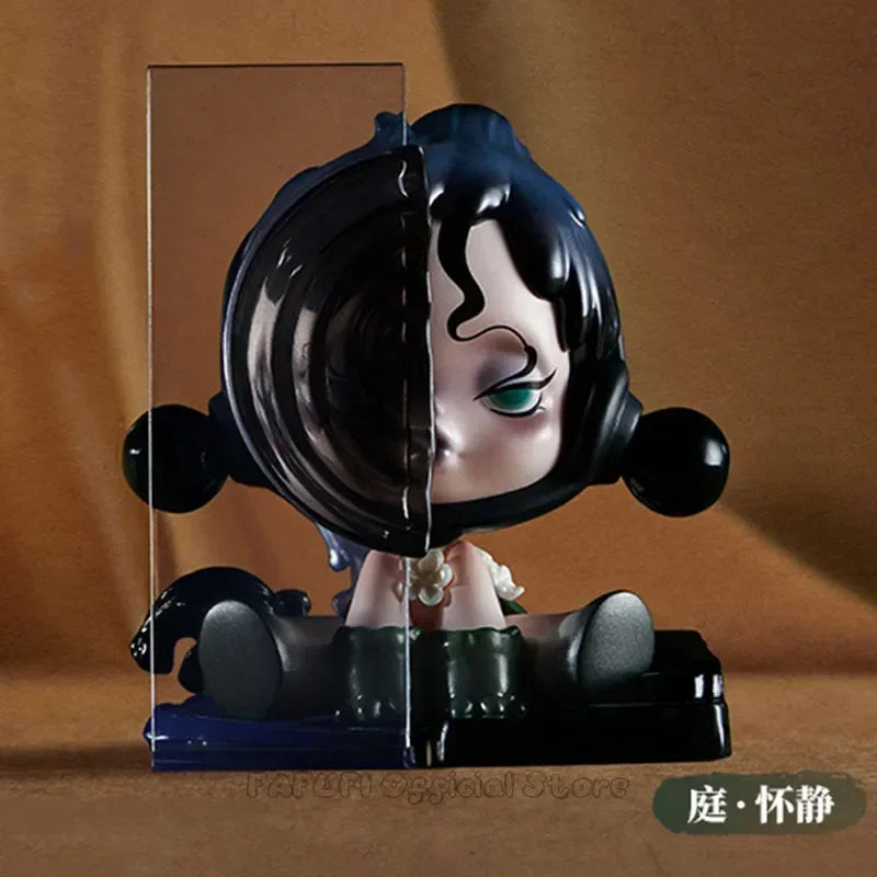 POP MART SKULLPANDA The Ink Plum Blossom Series Blind Box Mystery Box Guess Bag Toys Doll Cute Anime Figure Desktop Ornaments