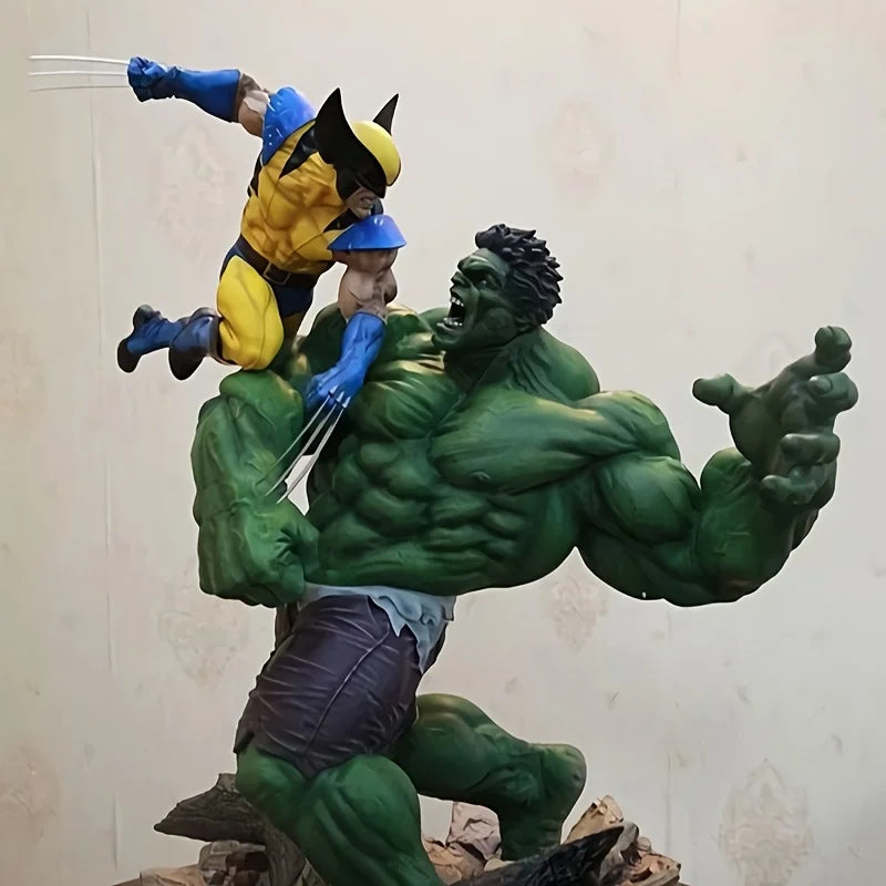 Marvel Superheroes Battle: Approximately 36cm Tall, Oversized Statue Figurine Desktop Ornament