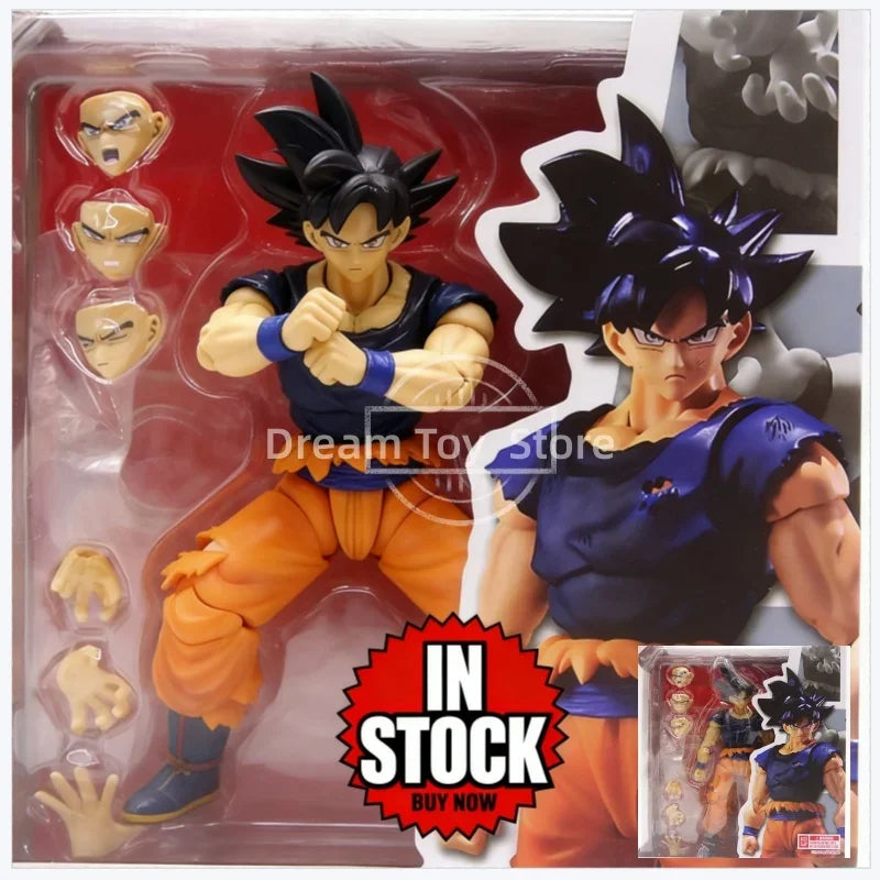 Hot  Dragon Ball Super Son Goku Migatte No Goku Kizashi Action Figure Movable Joint Collectible Model Toy Birthday Gift For Kids