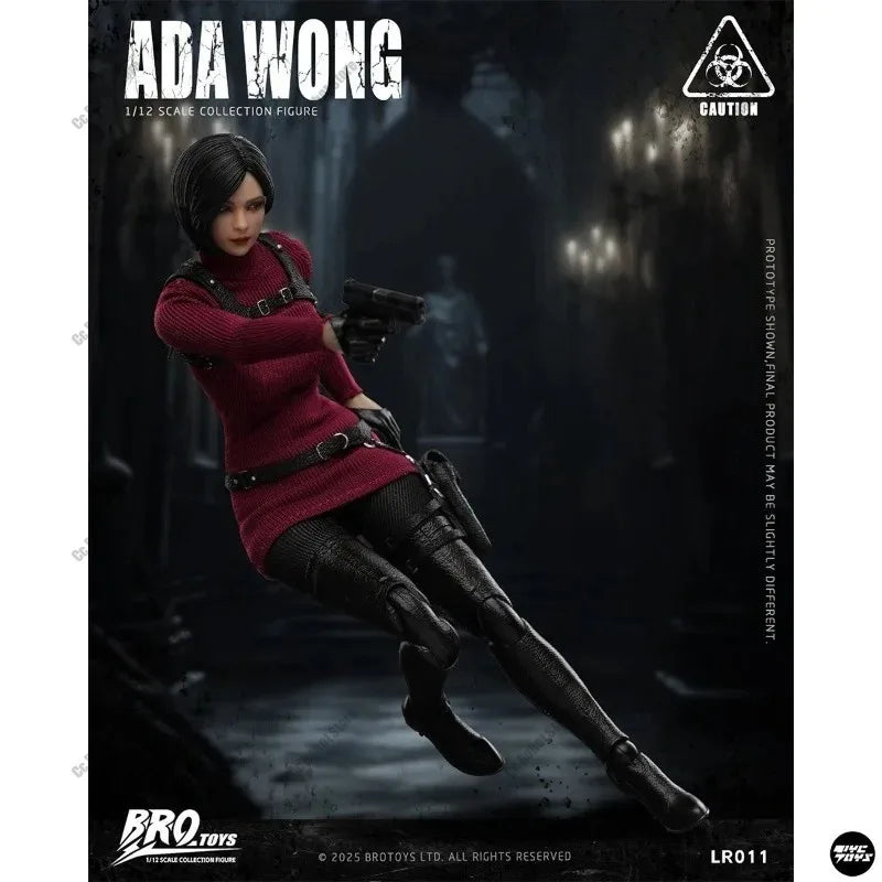 [In Stock] Hot-selling Toy BROTOYS Original Female Spy Ada Wong 1/12 LR011 Figure, Complete 6-Inch Posable Model