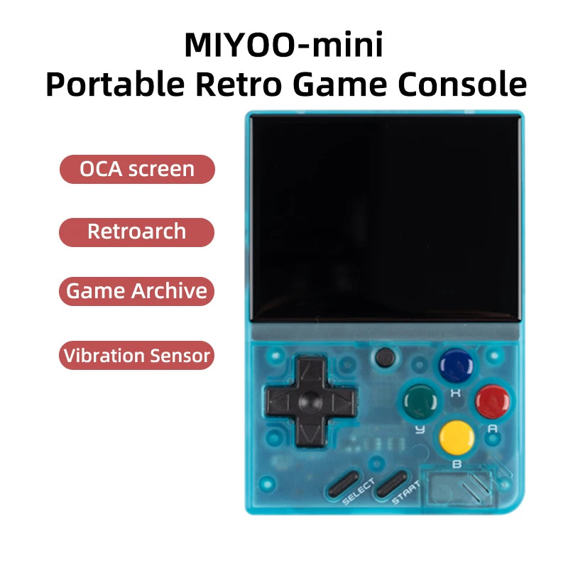 Tragbare Retro-Handheld-Spielkonsole 2,8 Zoll IPS-Bildschirm Videospielkonsolen Linux-System Klassischer Gaming-Emulator