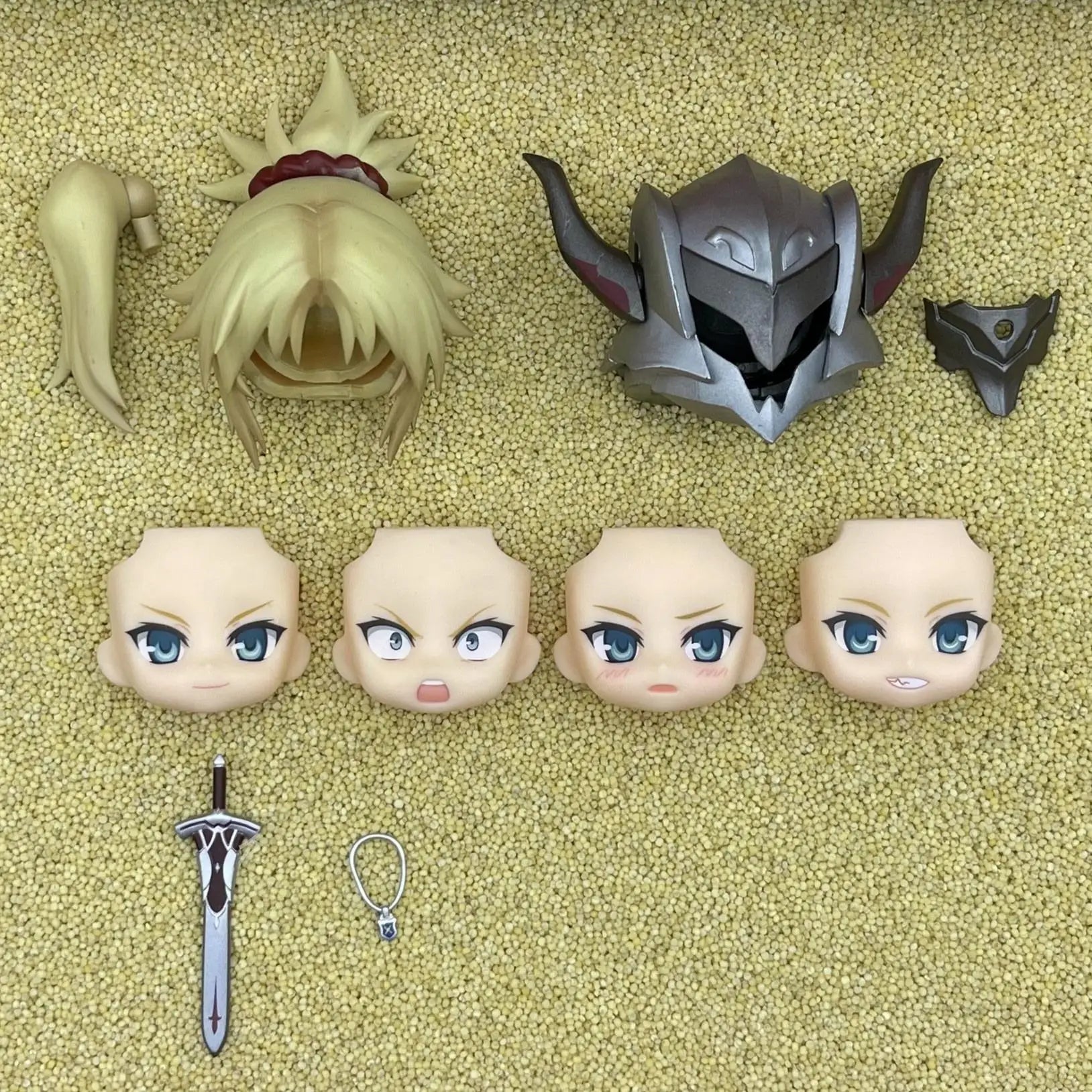 huangshaltian GSC Clay Man Face doll face hair doll accessories