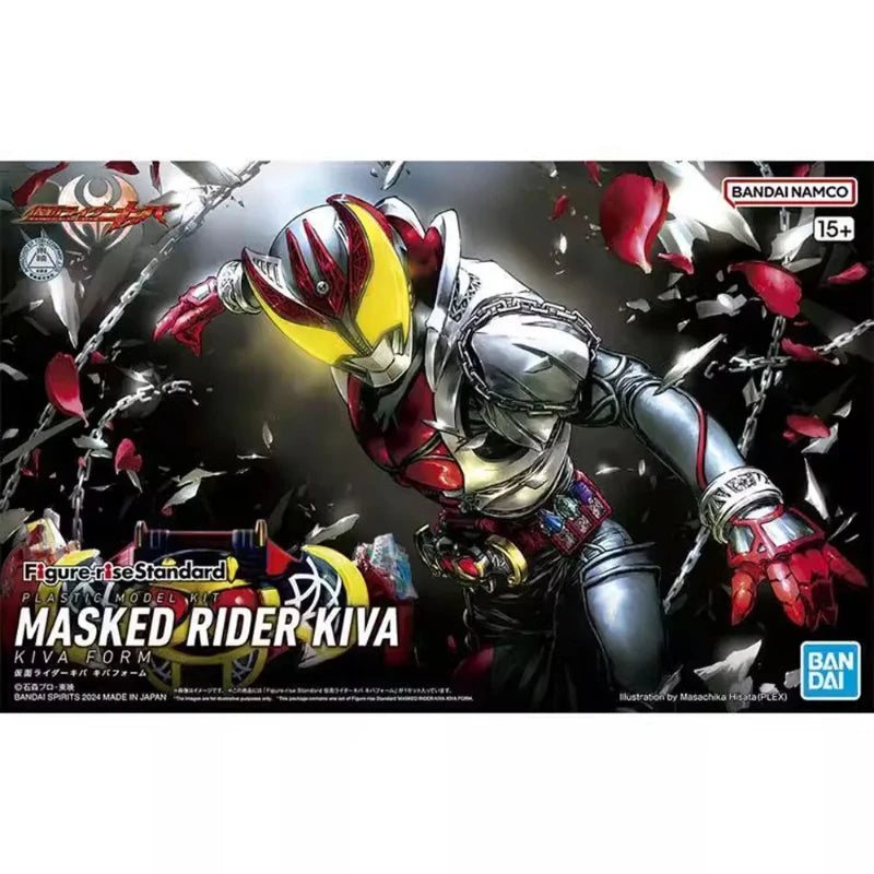1PC In Stock Bandai Genuine Kamen Kit Figure-rise Standard Masked Rider Kiva Collection Model Action Figure Toys WY
