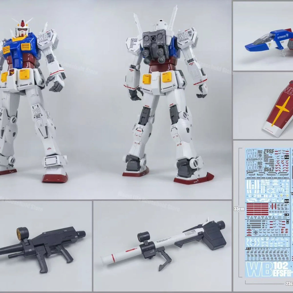 In Stock FANG DA JING Model 1/35 HG RX-78-2 original 7802 Assembly Model Kits Anime Action Figure Robot Plastic Model Gifts Toys
