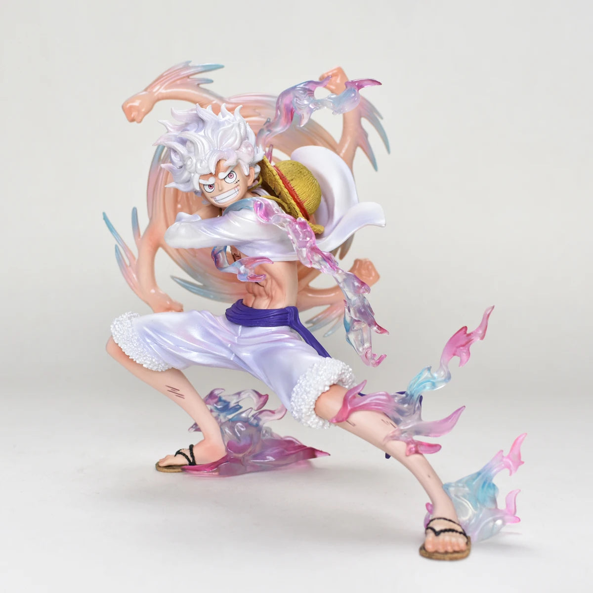 19 см/7,48 инча Аниме One Piece Luffy фигурка Gear 5 Luffy екшън фигурка колекция модел играчка подарък