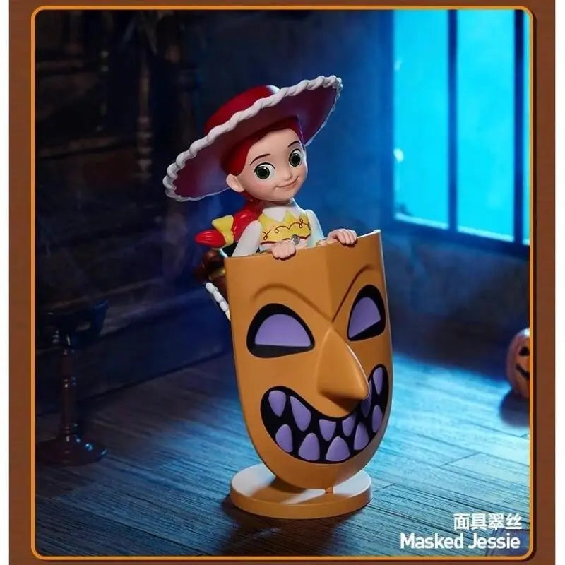 Disney No Box Toy Story Static Doll Model Buzz Lightyear Alien Horror Night Series Figurines Desktop Ornaments Halloween Gifts
