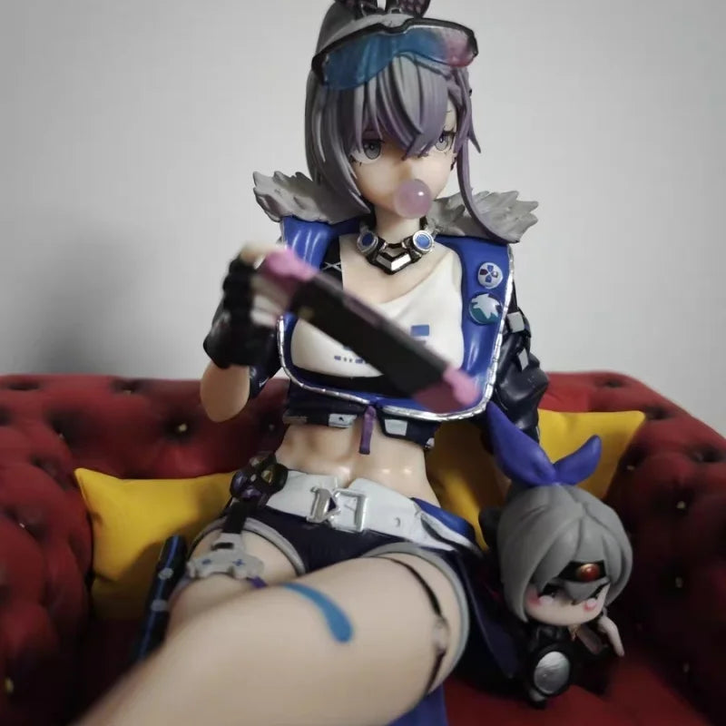 Hongkai: Star Rail Game Anime Figure Silver Wolf Action Figure Handmade Collection PVC Model Desktop Decoration Festival Gift