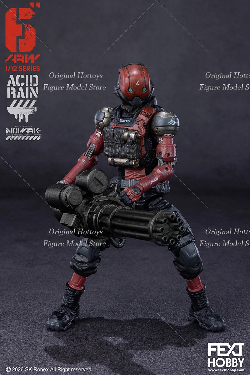 Acid Rain War 1/12 Scale Soldier FXH-AR-005 Valerius FXH-AR-006 Nvk Escort-L Full Set 6-inches Action Figure Model Doll Gifts