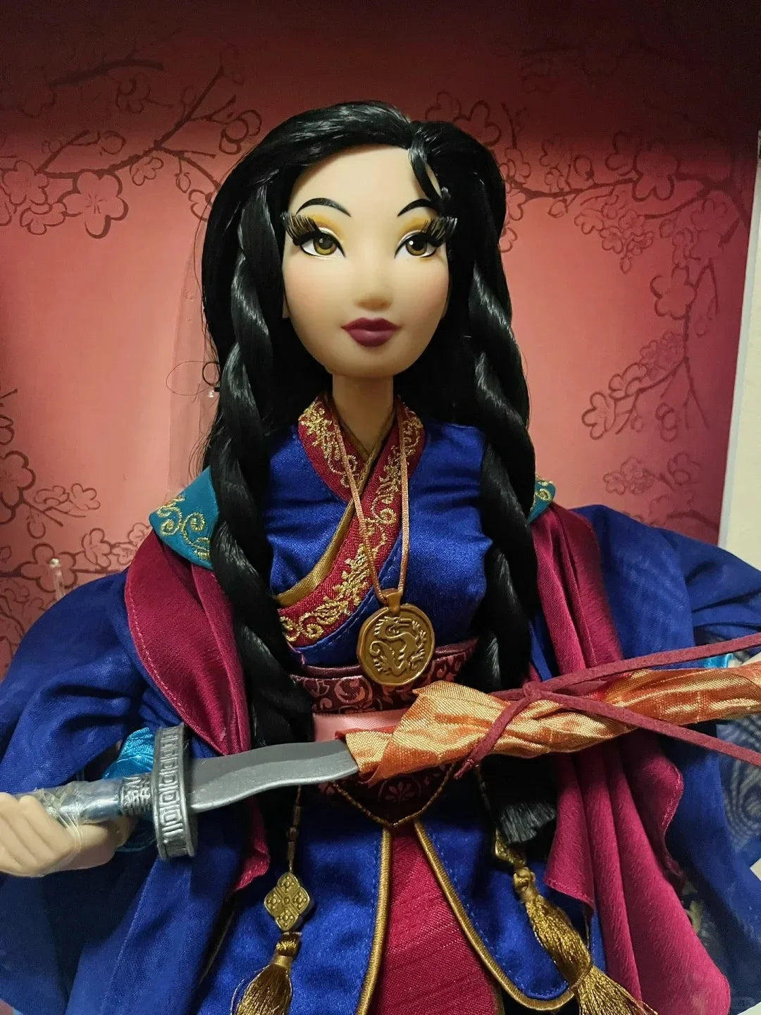 Original Disney Hua Mulan Limited Edition Collection Figure 18 Inches Hua Mulan Chinese Style Action Figurine Doll Anime Model
