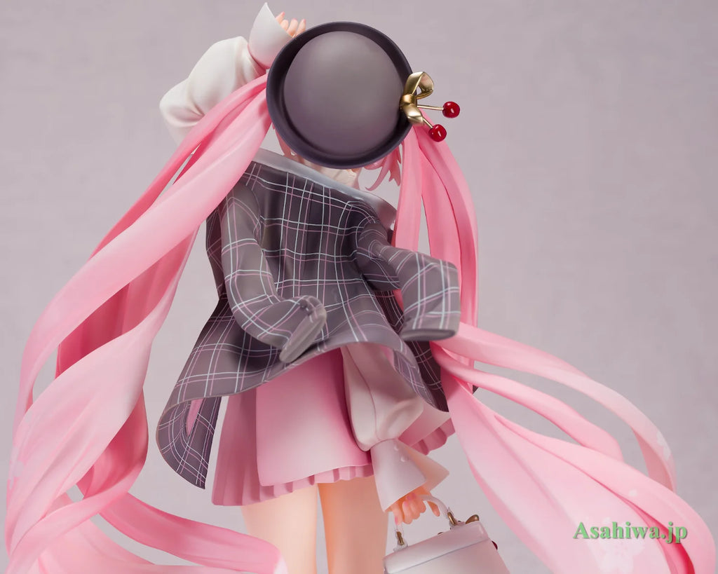 20CM Anime Hatsune Miku 1/6 Sakura Figure Hanami Outfit Ver Standing Model Toy Doll Collection Gift Aciton Figure PVC