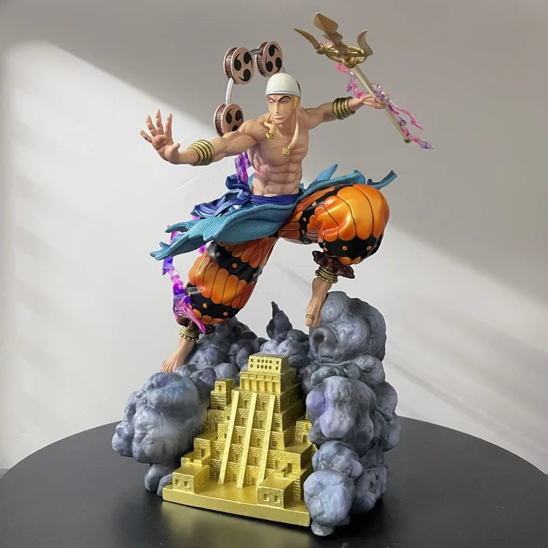 Jt Statue About 28cm Enel One Piece Animation Action Figures Gk Model Anime Peripheral Ornament Collection Boy Birthday Present