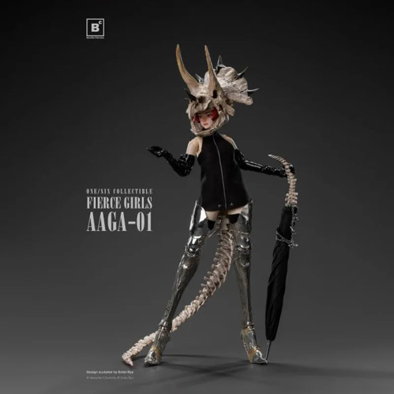 Beautiful Chemistry Original Fierce Girls Series Royal City Guard AAGA-01 Action Figure Assembly Ornament Toys Collectible Model
