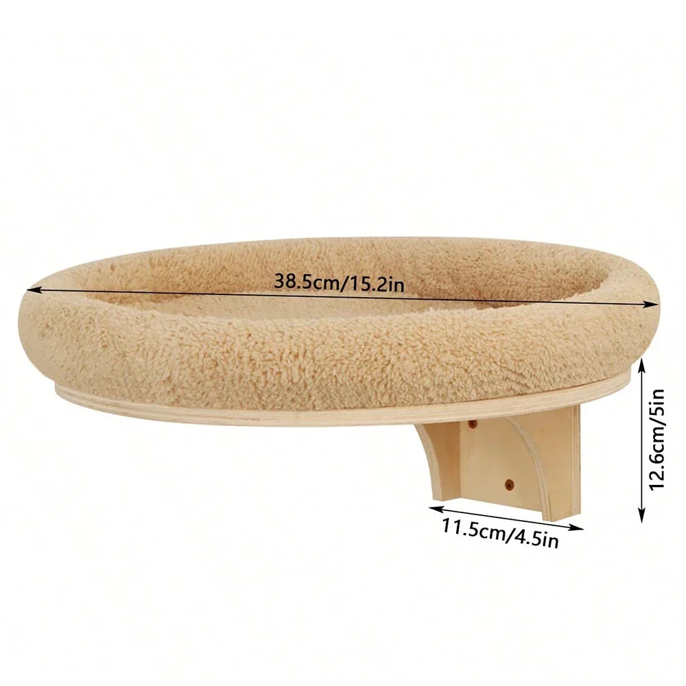 Cat Climbing Shelf Wall Mounted Cat Tree Tower Scratcher Hammock Sisal Stairs House Pet Furniture Cats Accessories Exercise Toy