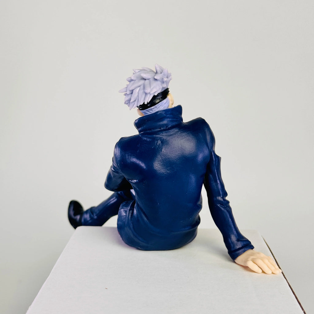 Hot Jujutsu Kaisen Anime Figure Sitting Satoru Gojo Figure Collection Model PVC Action Figures Anime Decoration Toys Gifts