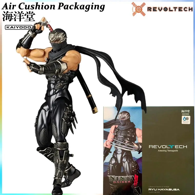 Kaiyodo Genuine Revoltech AMAZING YAMAGUCHI Series Ninja Gaiden Ayane‌ Ryu Hayabusa‌ Kasumi‌ Anime Game Action Figures Model Toy
