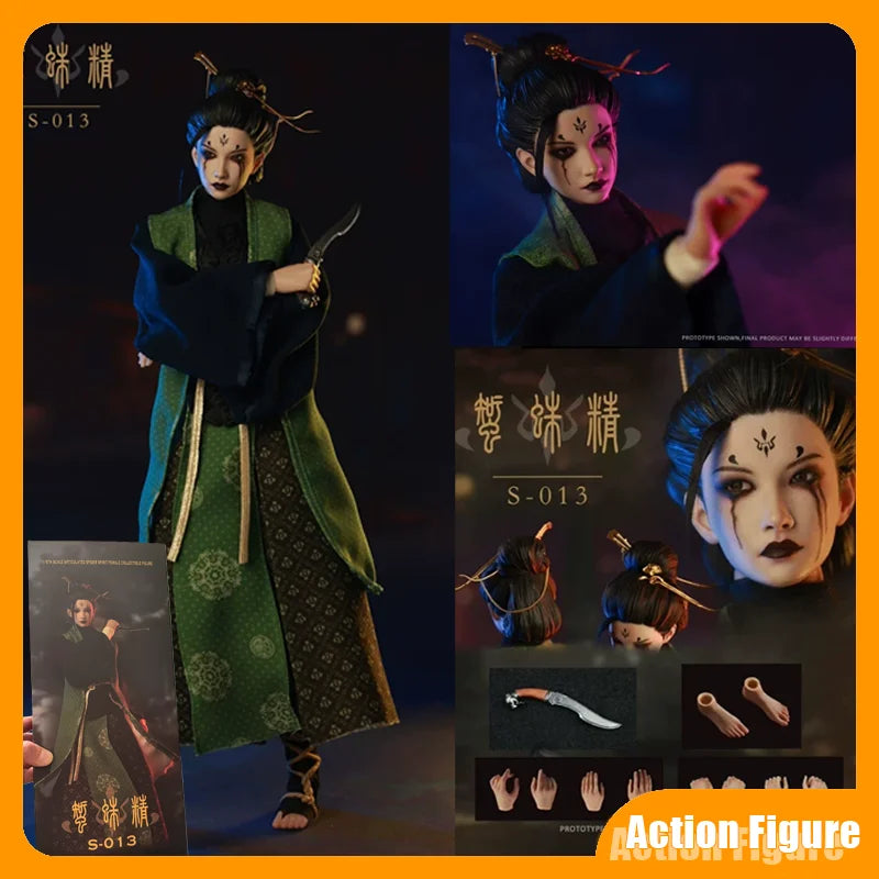 In Stock Original Black Myth: Wukong Spider Goblin Fourth Sister 1/6 Collectible S-013 Action Figure Full Set Model Collect Gift