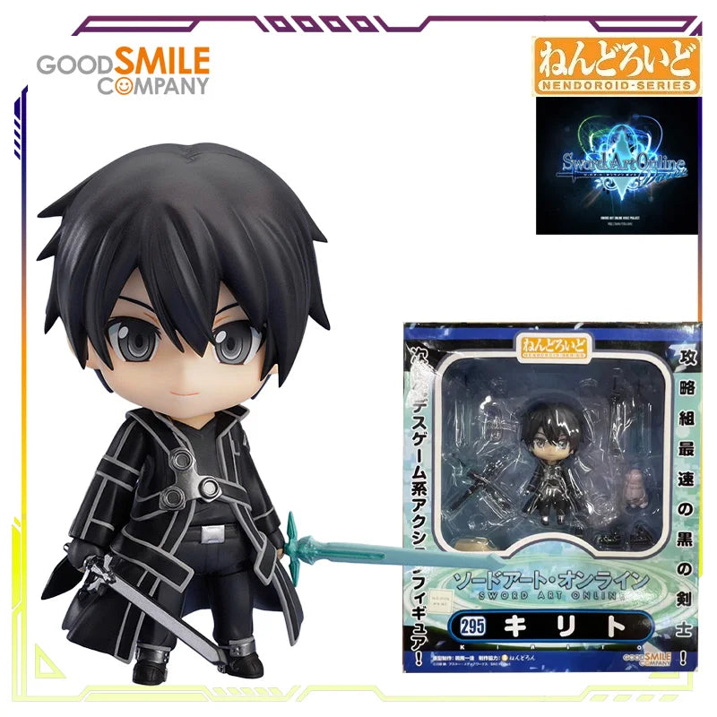 GSC Original Nendoroid Sword Art Online Series No.452 Asada Shino/Kirito PVC Articulated Collectible Action Figure Display Model