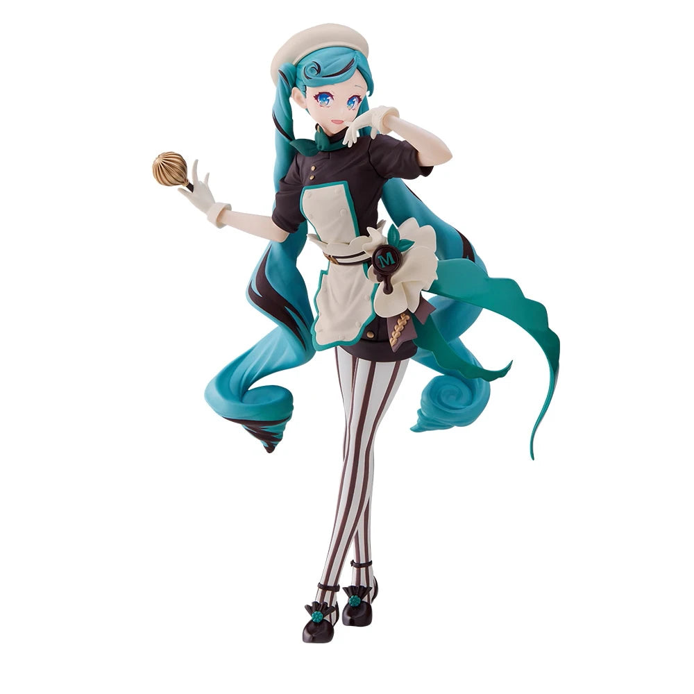 Sega Hatsune Miku Luminasta Series Hatsune Miku Bitter Patissier 21Cm Figure Collection Model Toy Gift Genuine In Stock