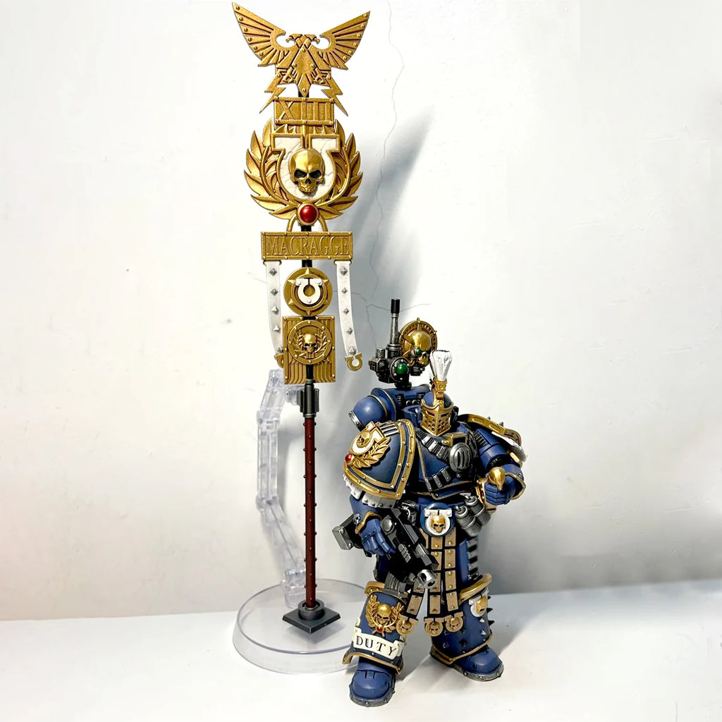 JOYTOY Warhammer 30K Action Figure 1/18 Ultramarines Remus Ventanus Anime Figurine With Articulated Joints Model Collection Toys