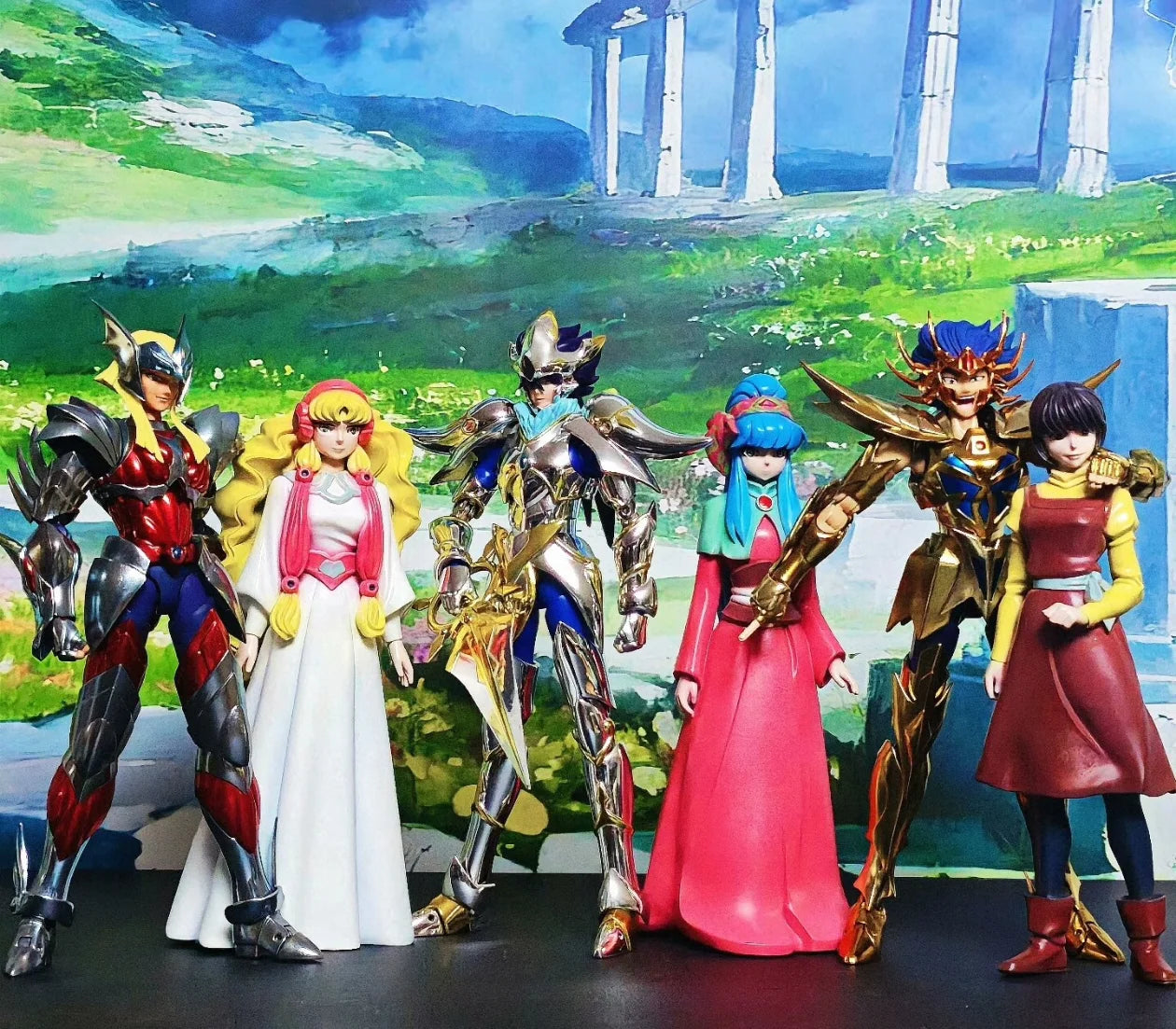 In Stock Saint Seiya Soul of Gold Nordic Goddesses - Freya/Lífia/Helena Resin Model
