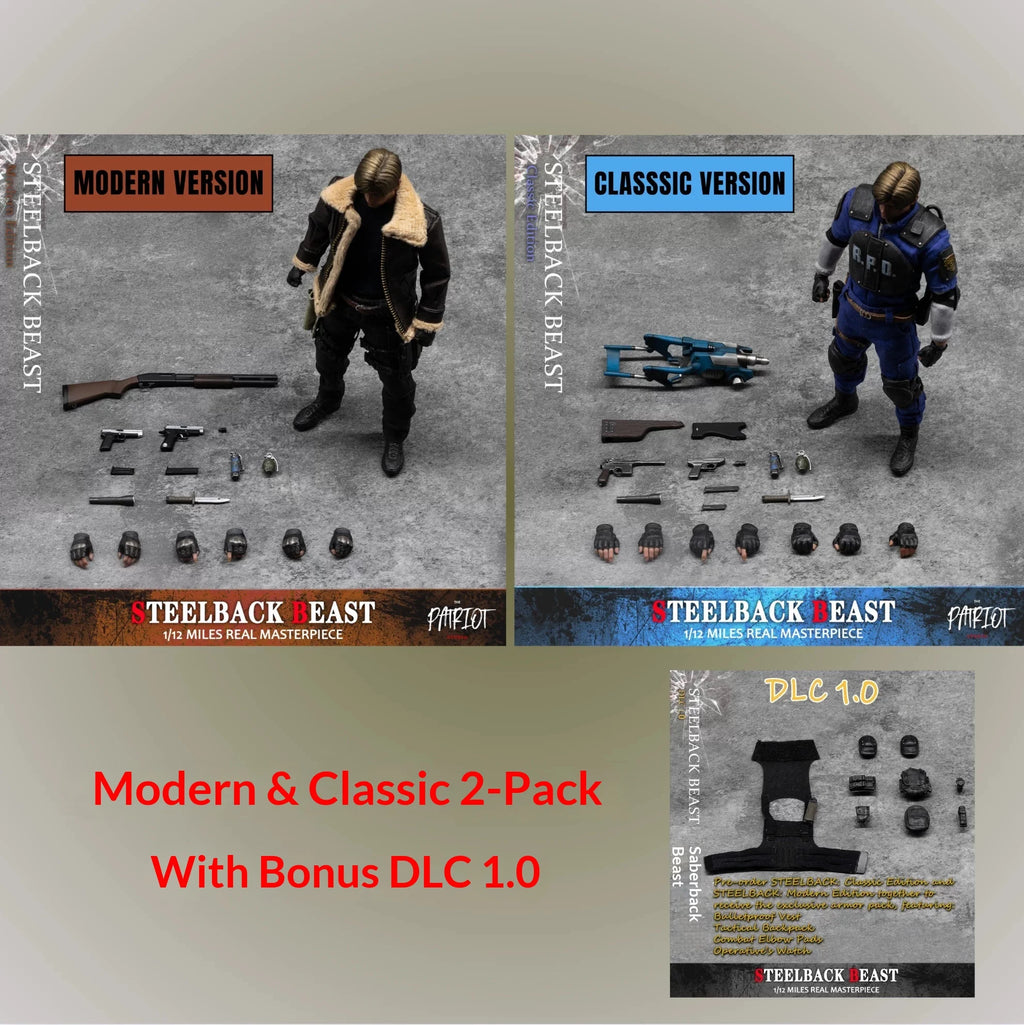 Patriot Studio Steelback Beast 1/12 Miles Real Masterpiece Resident Evil Leon S. Kennedy Collectible Anime Figure Gift