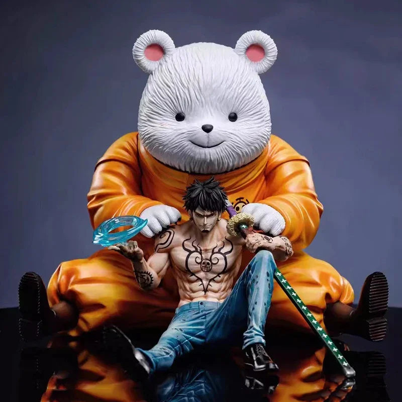Trafalgar Law One Piece Figures BT Bear Monster Trafalgar D. Water Law Action Figures PVC Anime Jujutsu Kaisen Model Toys Gifts
