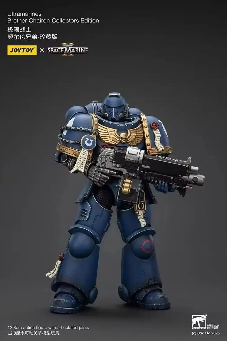 JOYTOY Warhammer 40K Ultramarines Brother Chairon - Колекционерско издание Екшън фигурки Кукла Колекция Декорация Подарък Оригинален