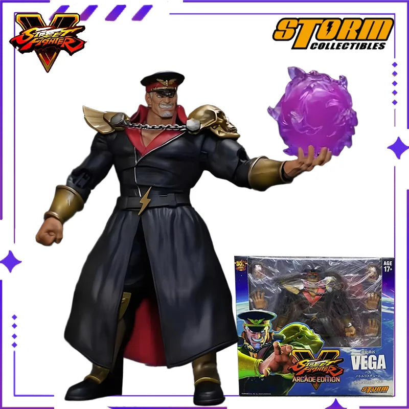 Storm Toys Original 1/12 Street Fighter M.BISON BATTLE COSTUME Bison Vega Game Mobile Doll Model Handmade Toy Gift Collection