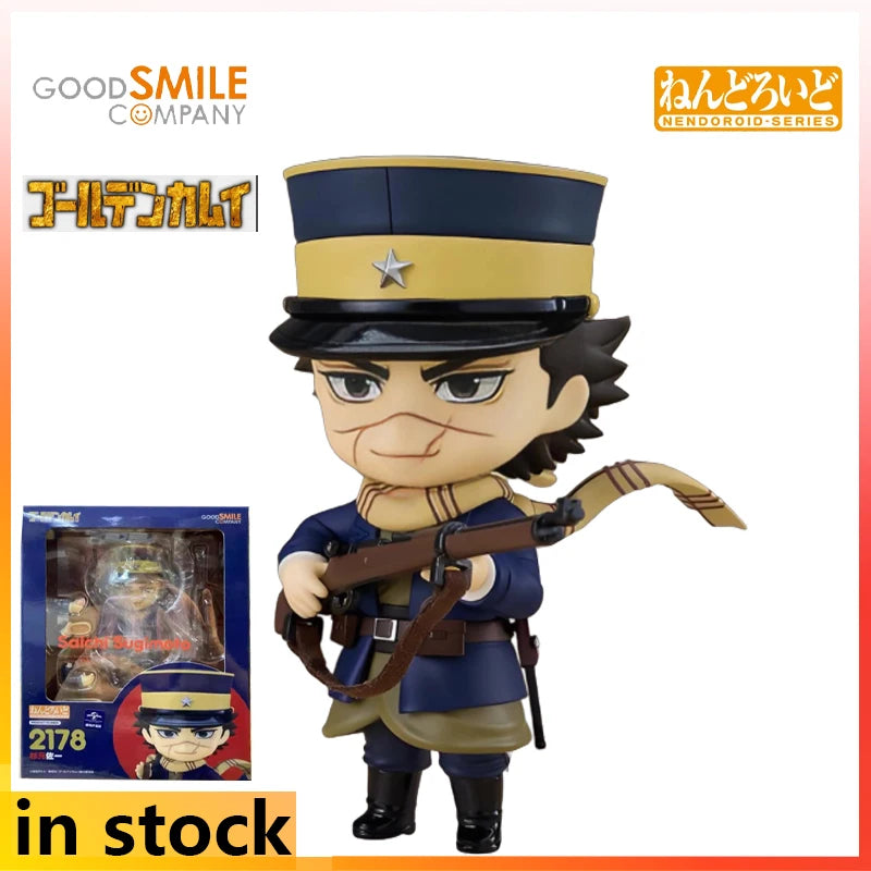 GSC Q-version Movable Humanoid Nendoroid Golden Kamuy Tail Shape Hundred Help Character Model Figurine Holiday Gift for Friends
