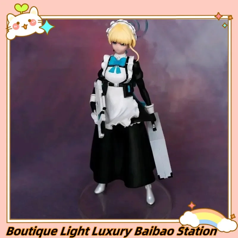 Baibao Station Blue Archive Toki Asukama Figure Statue Maid Dress Long Short Skirt Version Standing Pose Desktop Decoration Gift