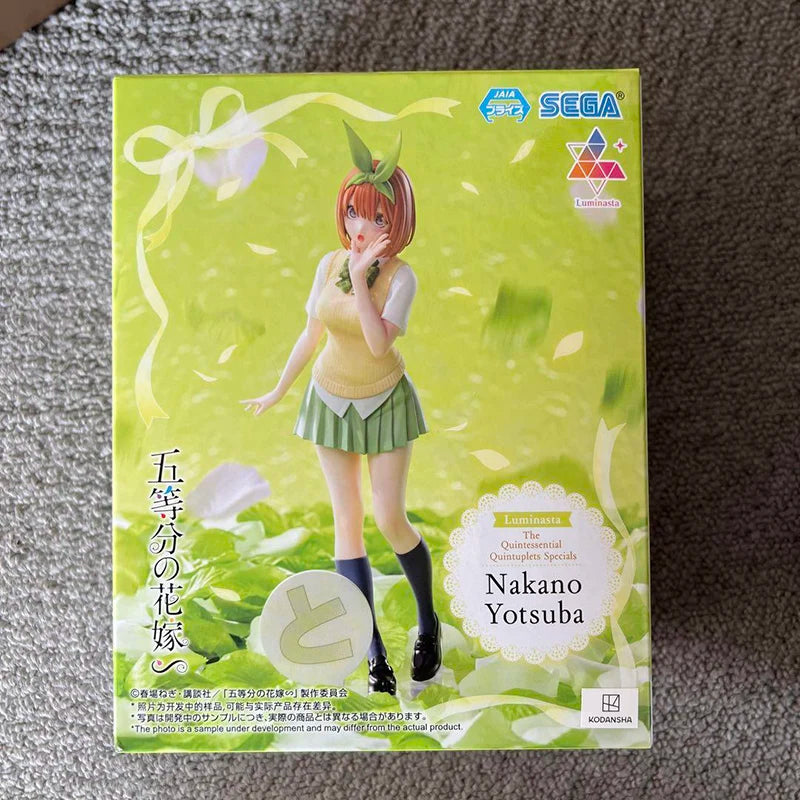 SEGA Luminasta The Quintessential Quintuplets Nakano Ichika Nino Miku Yotsuba Itsuki PVC 20CM Anime Action Figures Model Toy