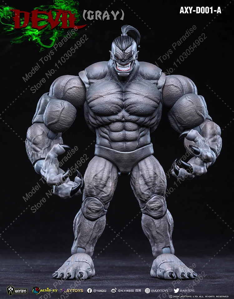 In Stock AXYTOYS AXY-D001-A 1/12 Men Soldier Devil Red Grey Orcs Demon Full Set 6inch Action Figure Collectible Toys Gifts