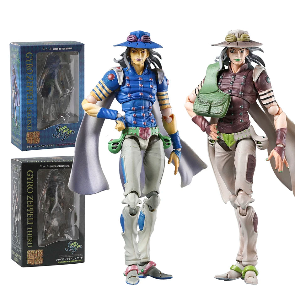 SAS Steel Ball Run Gyro Zeppeli Third Action Figure Model Gift Collectible Figurine