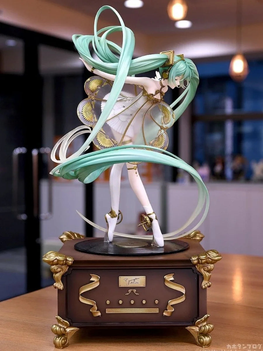 In Stock 2020 Miku Princess 5th Anniversary Anime Hatsune Miku Symphony  Pvc Model Doll Desktop Decoration Model Figure Gift