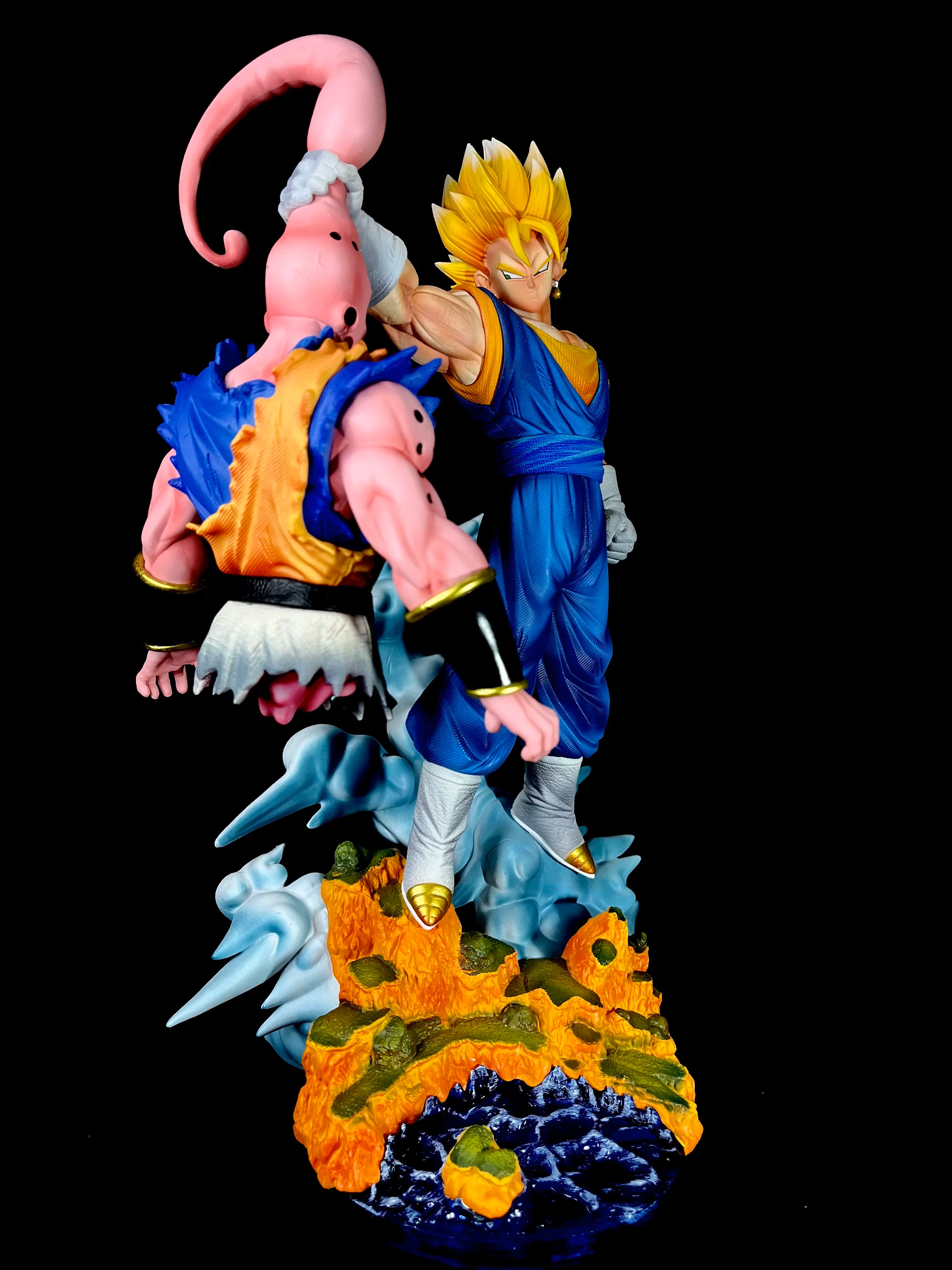 32cm YS Vegetto vs MajinBuu Action Figure Dragon Ball Z Vegetto Toys Anime Figures GK Collectible Figures Gift for Anime Fans