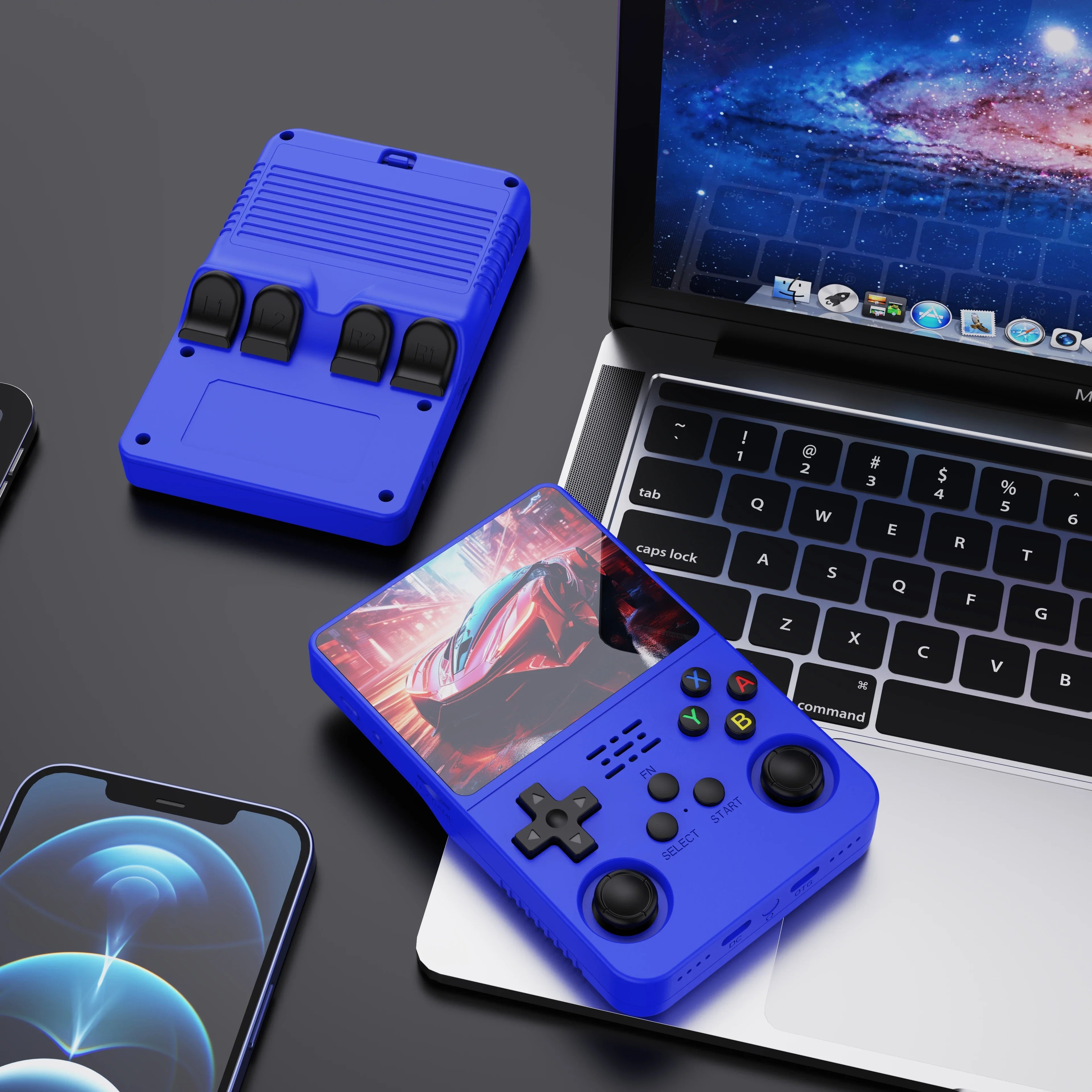 R36S Retro Handheld-Videospielkonsole Linux-System 3,5 Zoll IPS-Bildschirm