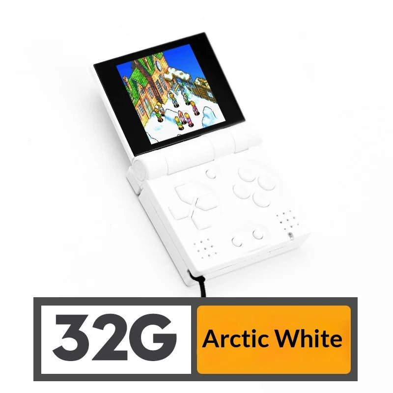 Funkeys Handheld Game Console Mini Retro Flip Folding Open Source Handheld 1.54" Ips Pocket Single Player Portable Game Console
