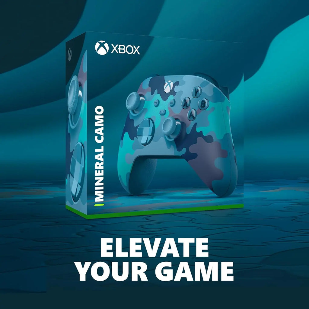 MINERAL CAMO Wireless Gaming Controller – Compatible with Xbox Series X|S, Xbox One, Windows PC, Android & iOS