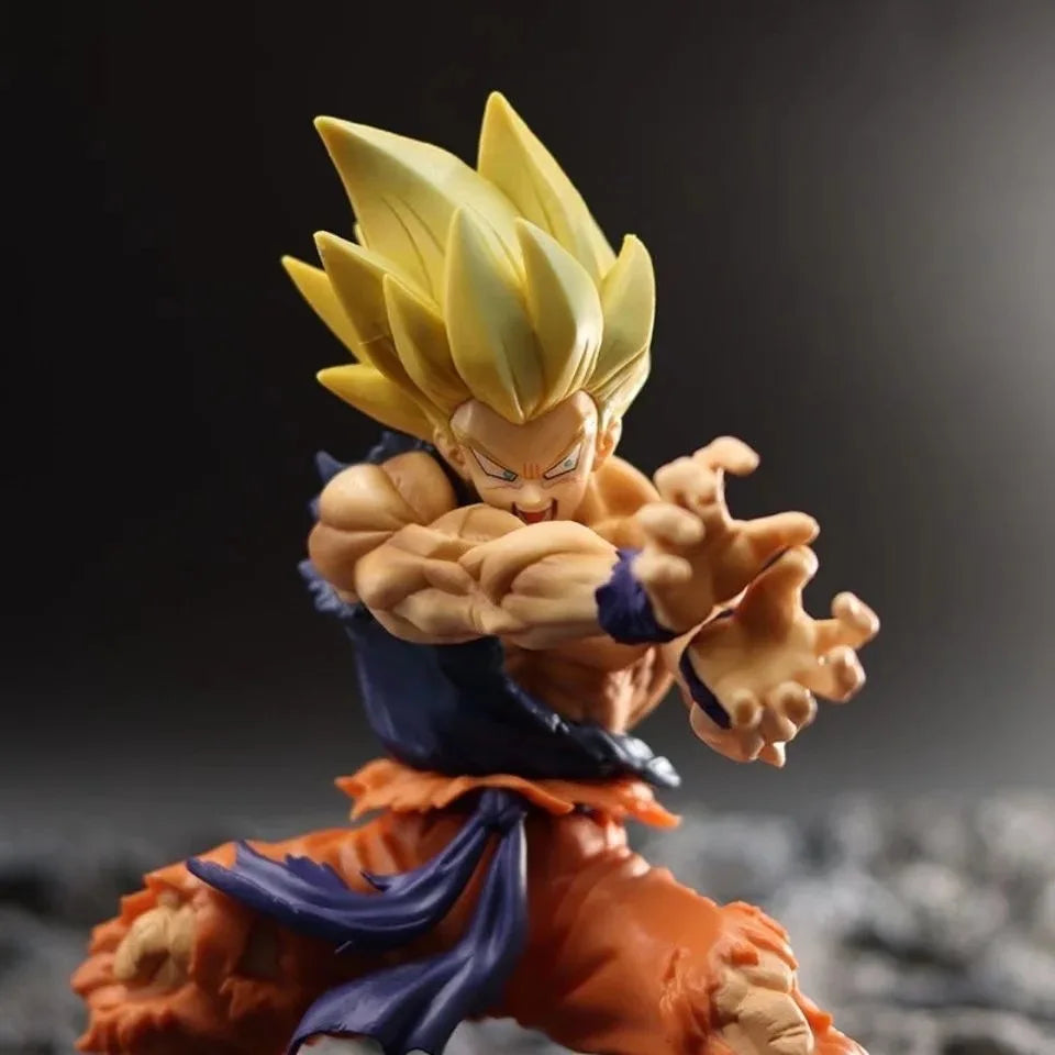 Dragon Ball Z Son Goku Anime Figur Kampfschaden Shockwave Manga Statue PVC Action Figur Sammlermodell Puppenspielzeug Geschenk