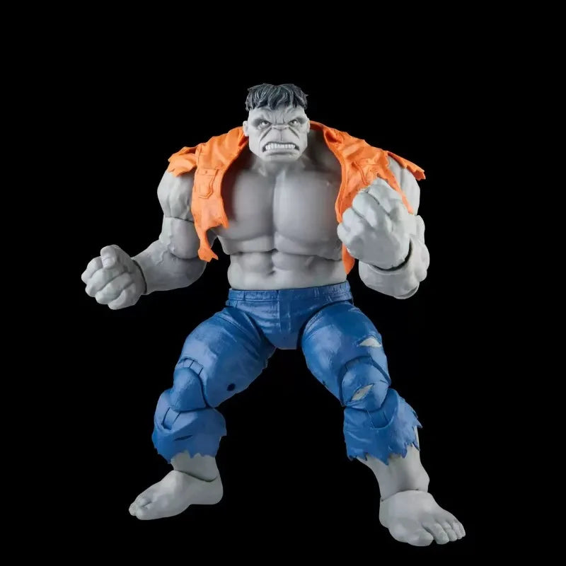 Original Hasbro Marvel Legends Series Gray Hulk OR Bruce Banner Avengers 60th Anniversary Action Figure Model Toys Collection